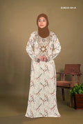 Baby Satin Jalabiya with Pretty Digital Print - غاجي والا إكسبورت Gajiwala Export
