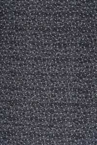 Black Mesh with Tiny Silver and Sequins Fabric - غاجي والا إكسبورت Gajiwala Export