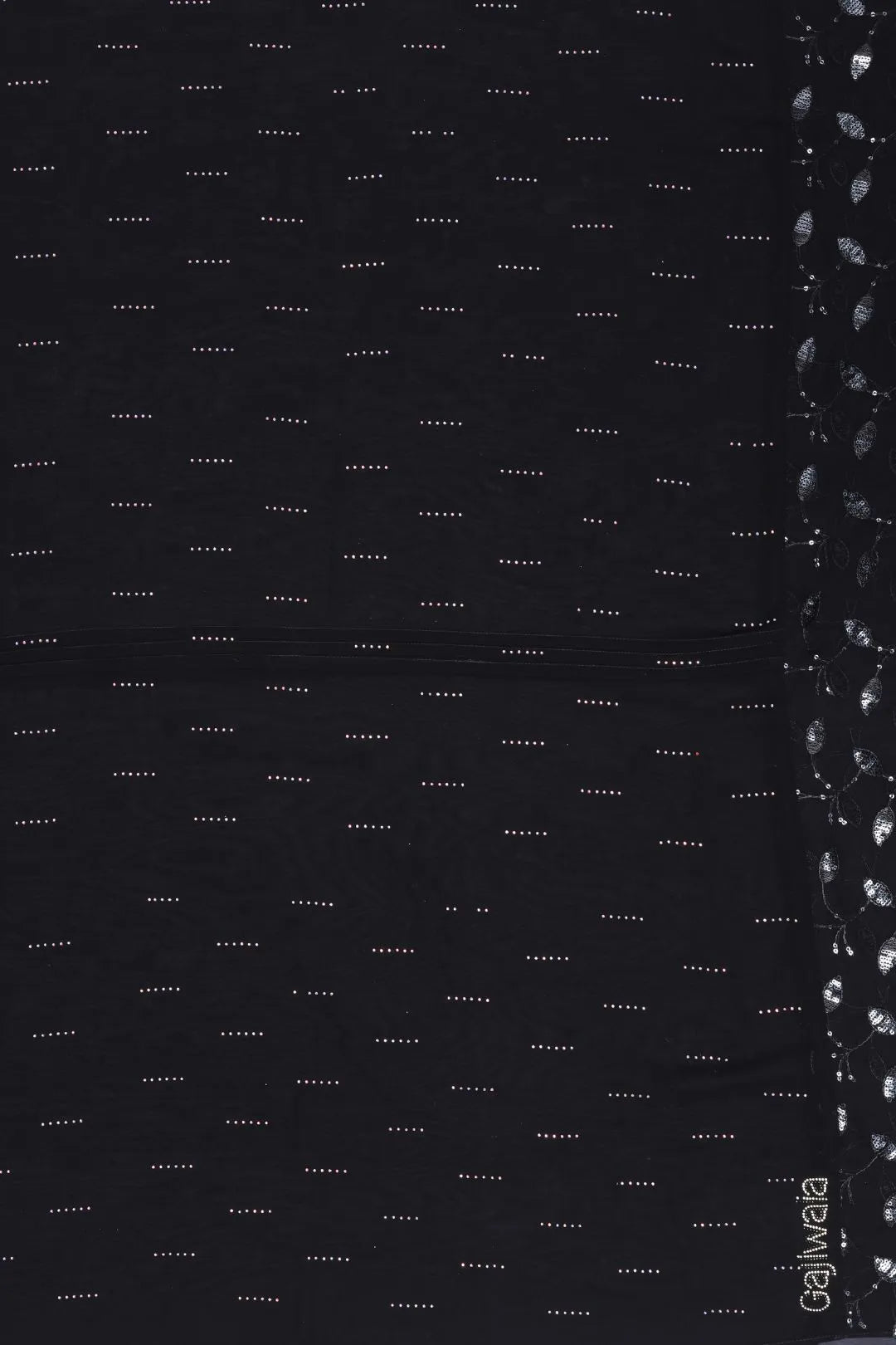 Black Midnight Glamour Beaded Black Stole For Women - غاجي والا إكسبورت Gajiwala Export