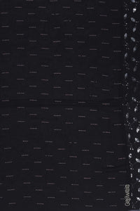 Black Midnight Glamour Beaded Black Stole For Women - غاجي والا إكسبورت Gajiwala Export