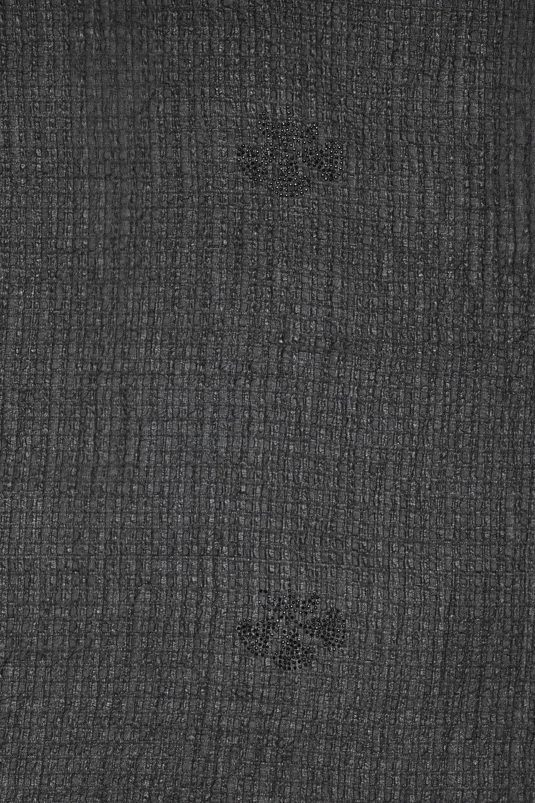 Black Stone Work Stole for Girl - غاجي والا إكسبورت Gajiwala Export