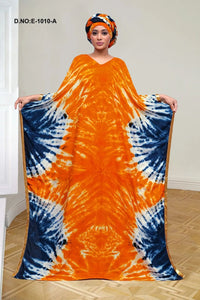 Bold Tie - Dye Farasha Kaftan Ready To Wear - غاجي والا إكسبورت Gajiwala Export