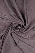 Brown Floral Damask Jacquard Fabric For Women - غاجي والا إكسبورت Gajiwala Export