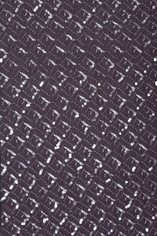 Butterfly Net With Square Hand Work Fabric - غاجي والا إكسبورت Gajiwala Export