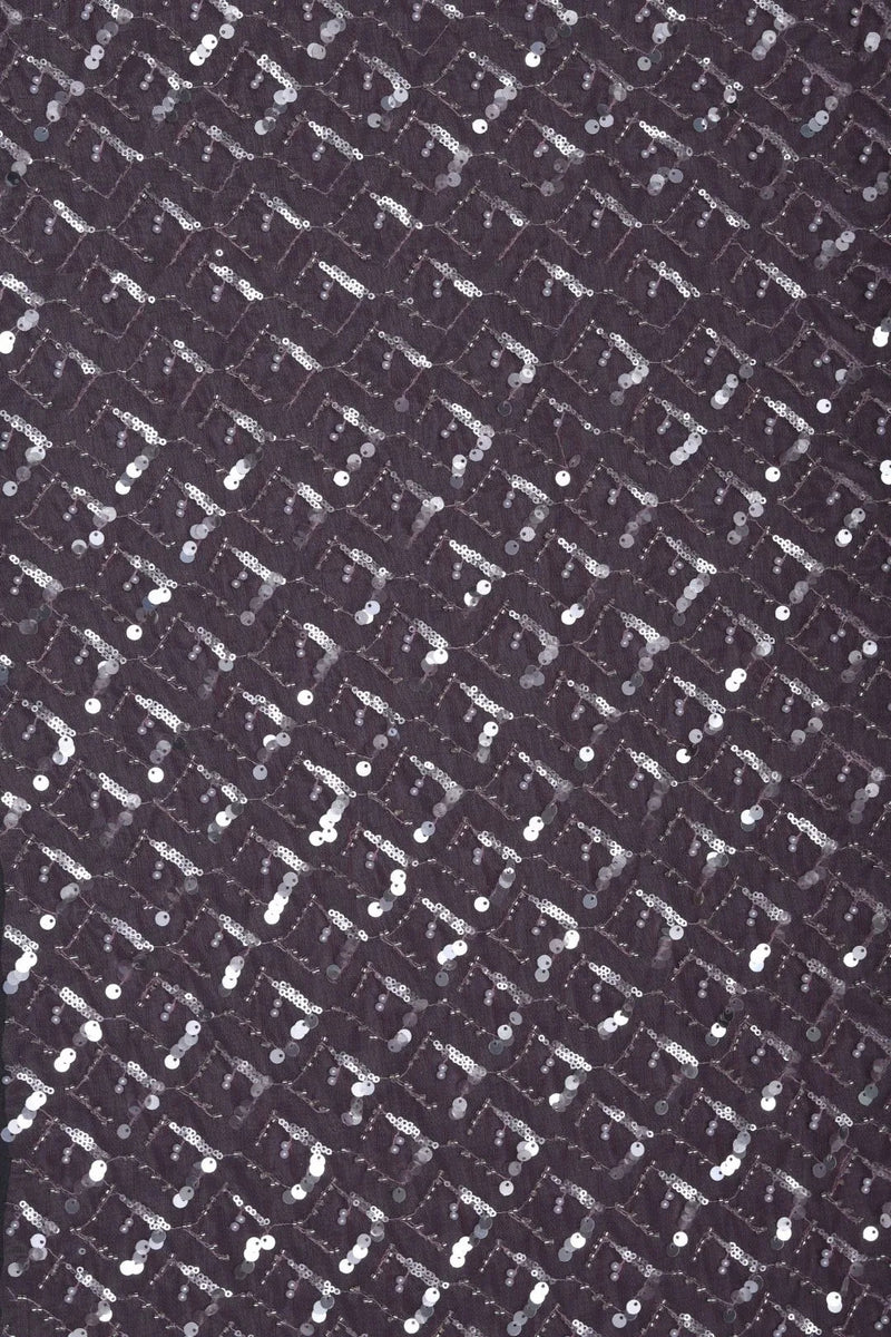 Butterfly Net With Square Hand Work Fabric - غاجي والا إكسبورت Gajiwala Export