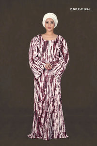 Vibrant Tie-Dye Maxi kaftan Gown for Women - غاجي والا إكسبورت Gajiwala Export