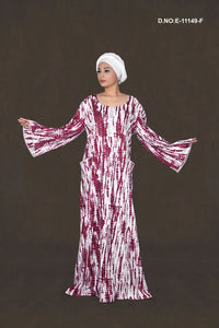 Vibrant Tie-Dye Maxi kaftan Gown for Women- غاجي والا إكسبورت Gajiwala Export
