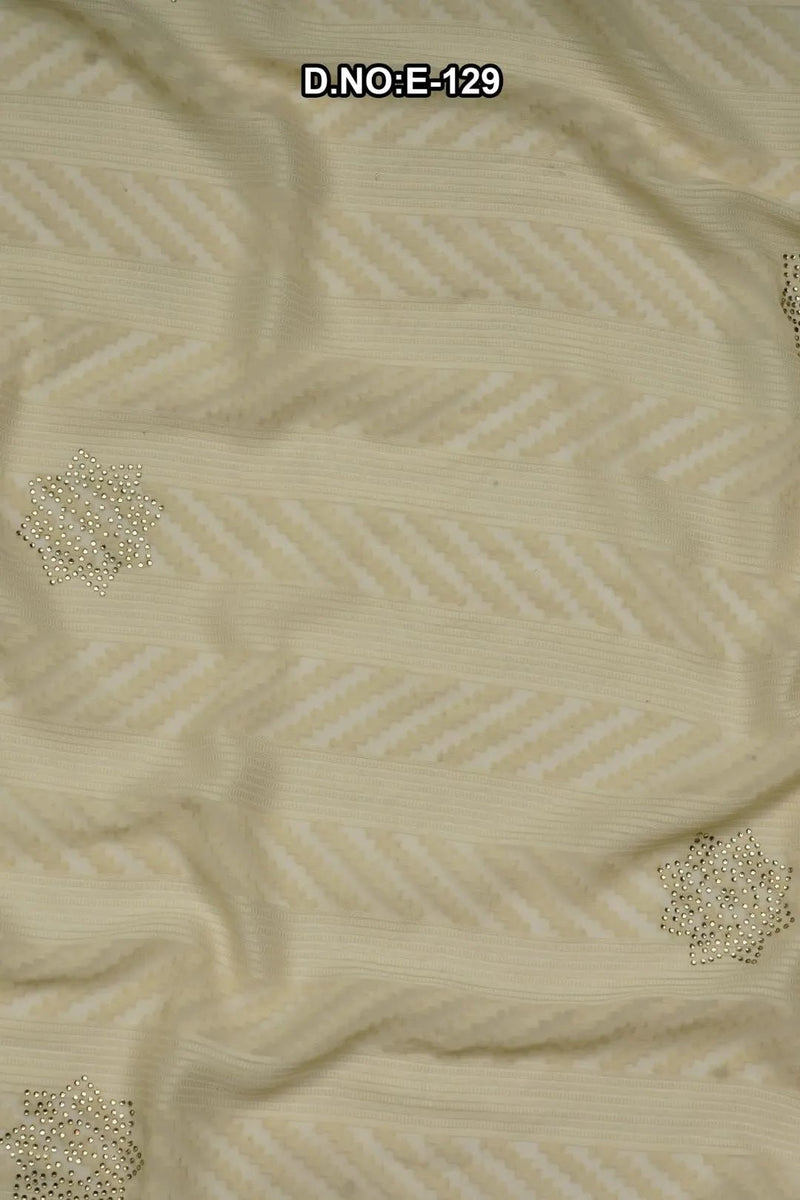 Chevron - Textured Stole with Crystal Starbursts - غاجي والا إكسبورت Gajiwala Export