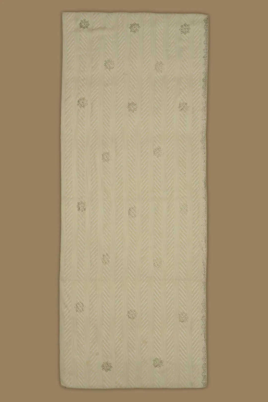 Chevron - Textured Stole with Crystal Starbursts - غاجي والا إكسبورت Gajiwala Export