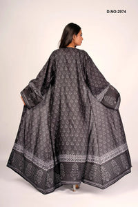 Chikankari Shrug in Noir Bloom Elegance For Women - غاجي والا إكسبورت Gajiwala Export