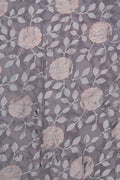 Cool Tonal Metallic Floral Brasso Fabric - غاجي والا إكسبورت Gajiwala Export