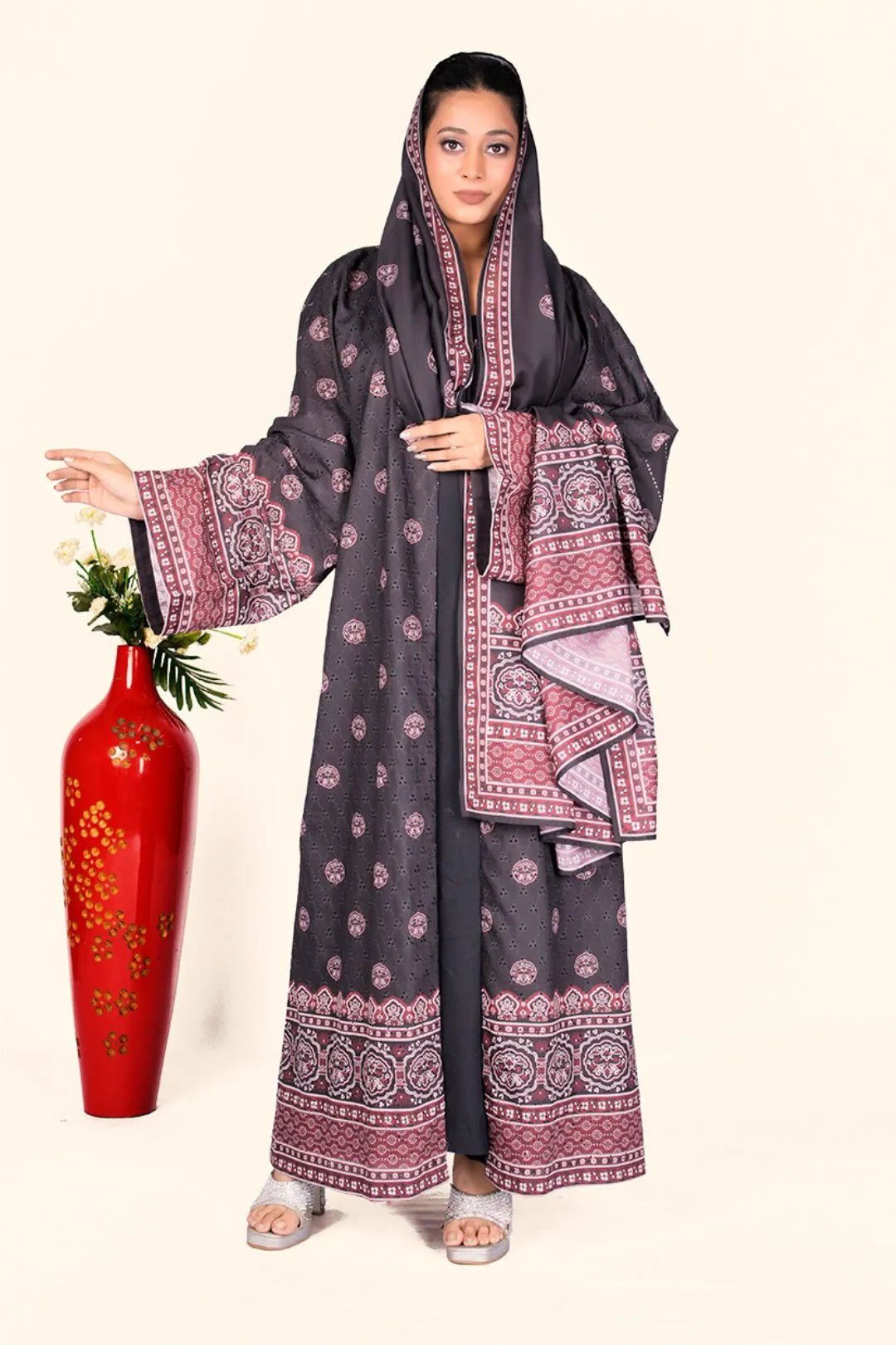 Cotton Chikankari Shrug – Heritage Motifs - غاجي والا إكسبورت Gajiwala Export