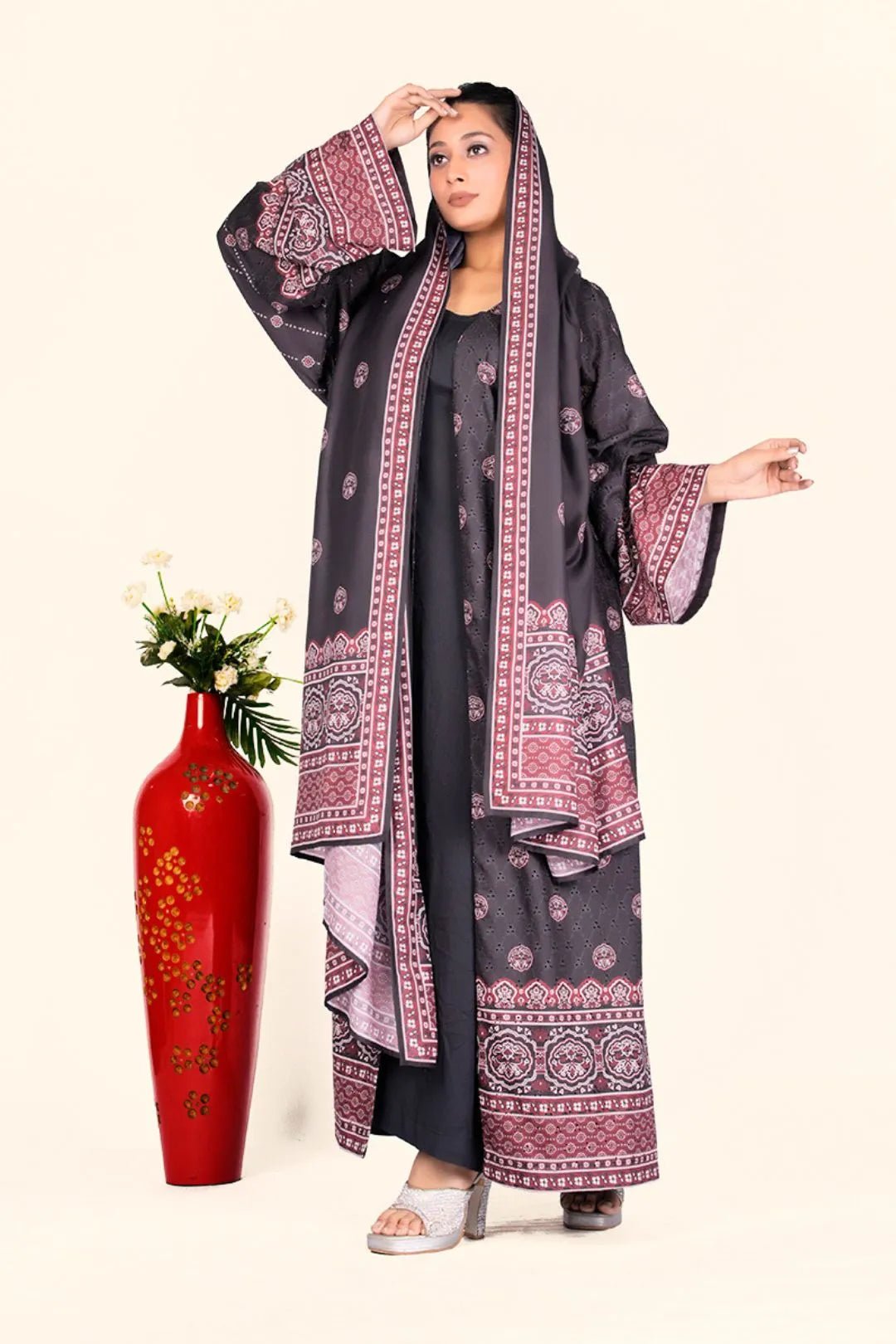 Cotton Chikankari Shrug with Heritage Motifs - غاجي والا إكسبورت Gajiwala Export