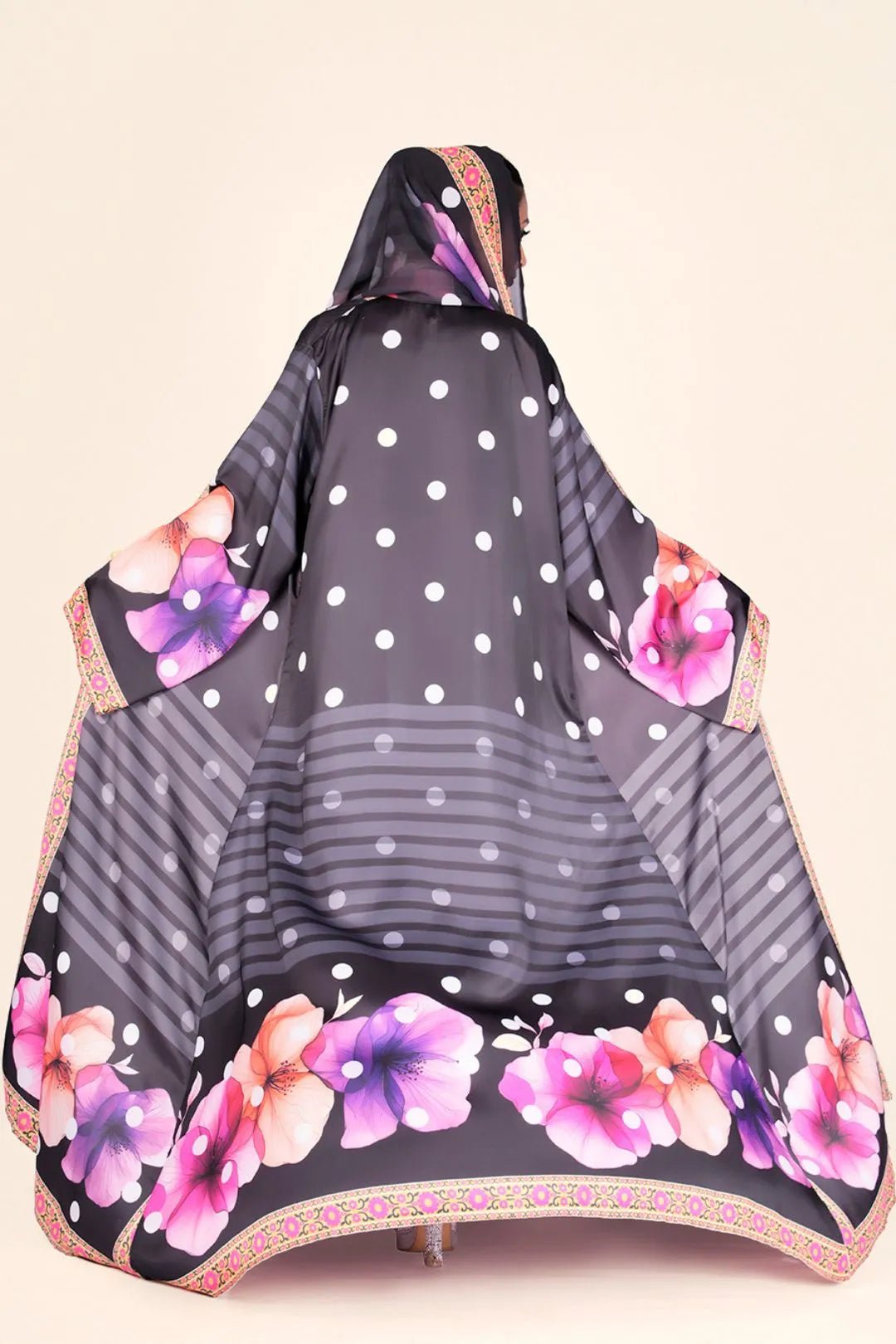 Crepe Shrug with Weightless Georgette Dupatta - غاجي والا إكسبورت Gajiwala Export