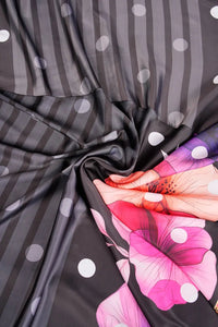 Crepe Shrug with Weightless Georgette Dupatta - غاجي والا إكسبورت Gajiwala Export