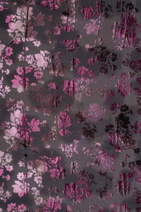 Crushed Wine Brasso velvet fabric - غاجي والا إكسبورت Gajiwala Export