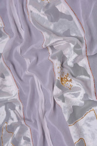 Delicate Iridescent Beaded Design Scarf for Women - غاجي والا إكسبورت Gajiwala Export