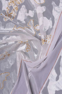 Delicate Iridescent Beaded Design Scarf for Women - غاجي والا إكسبورت Gajiwala Export