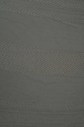 Dove Grey Textured Geometric Stripe Stole Luxury Designer Scarf for Women - غاجي والا إكسبورت Gajiwala Export
