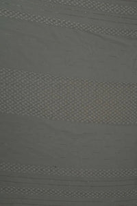 Dove Grey Textured Geometric Stripe Stole Luxury Designer Scarf for Women - غاجي والا إكسبورت Gajiwala Export