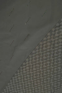 Dove Grey Textured Geometric Stripe Stole Luxury Designer Scarf for Women- غاجي والا إكسبورت Gajiwala Export