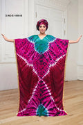 Dramatic Tie - Dye Farasha Kaftan Gown Style - غاجي والا إكسبورت Gajiwala Export