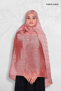 Dupatta with Metallic Shimmer Stripes For Women - غاجي والا إكسبورت Gajiwala Export