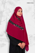 Dupatta with Silver - Lined Border For Women - غاجي والا إكسبورت Gajiwala Export