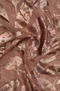 Earth Tonal Metallic Foliage Brasso Fabric - غاجي والا إكسبورت Gajiwala Export