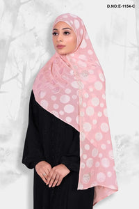 Elegance Dupatta with Luminous Crystal Frame - غاجي والا إكسبورت Gajiwala Export