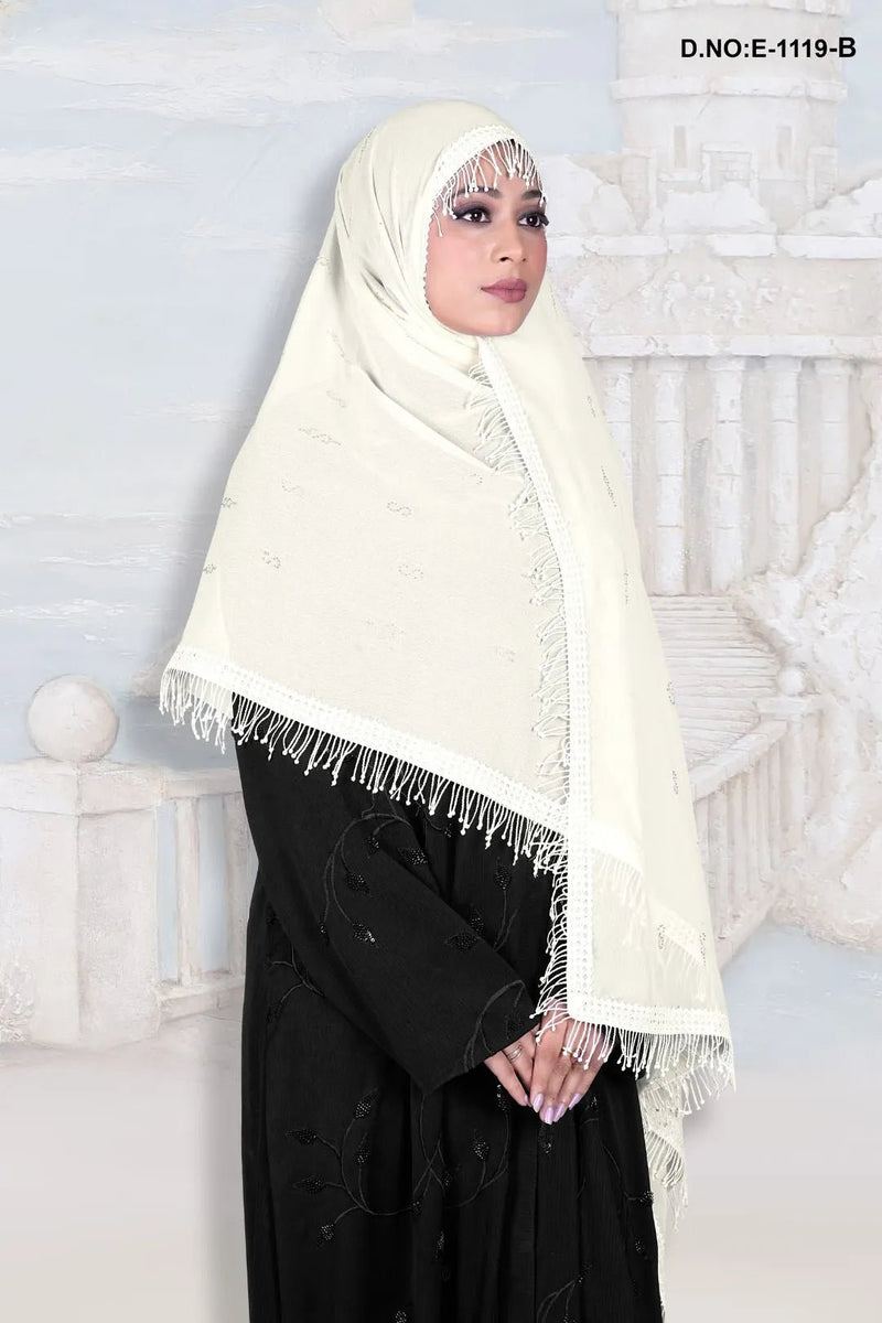 Elegant Ensemble with Statement Dupatta Trim - غاجي والا إكسبورت Gajiwala Export