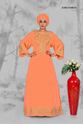 Elegant Kaftan with Rich Gold Embroidery For Women - غاجي والا إكسبورت Gajiwala Export
