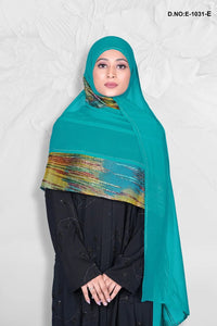 Elegant Modesty Veil with Jacquard Pattern Dupatta - غاجي والا إكسبورت Gajiwala Export