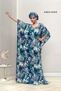 Farasha Gown with All - Over Abstract Starburst - غاجي والا إكسبورت Gajiwala Export