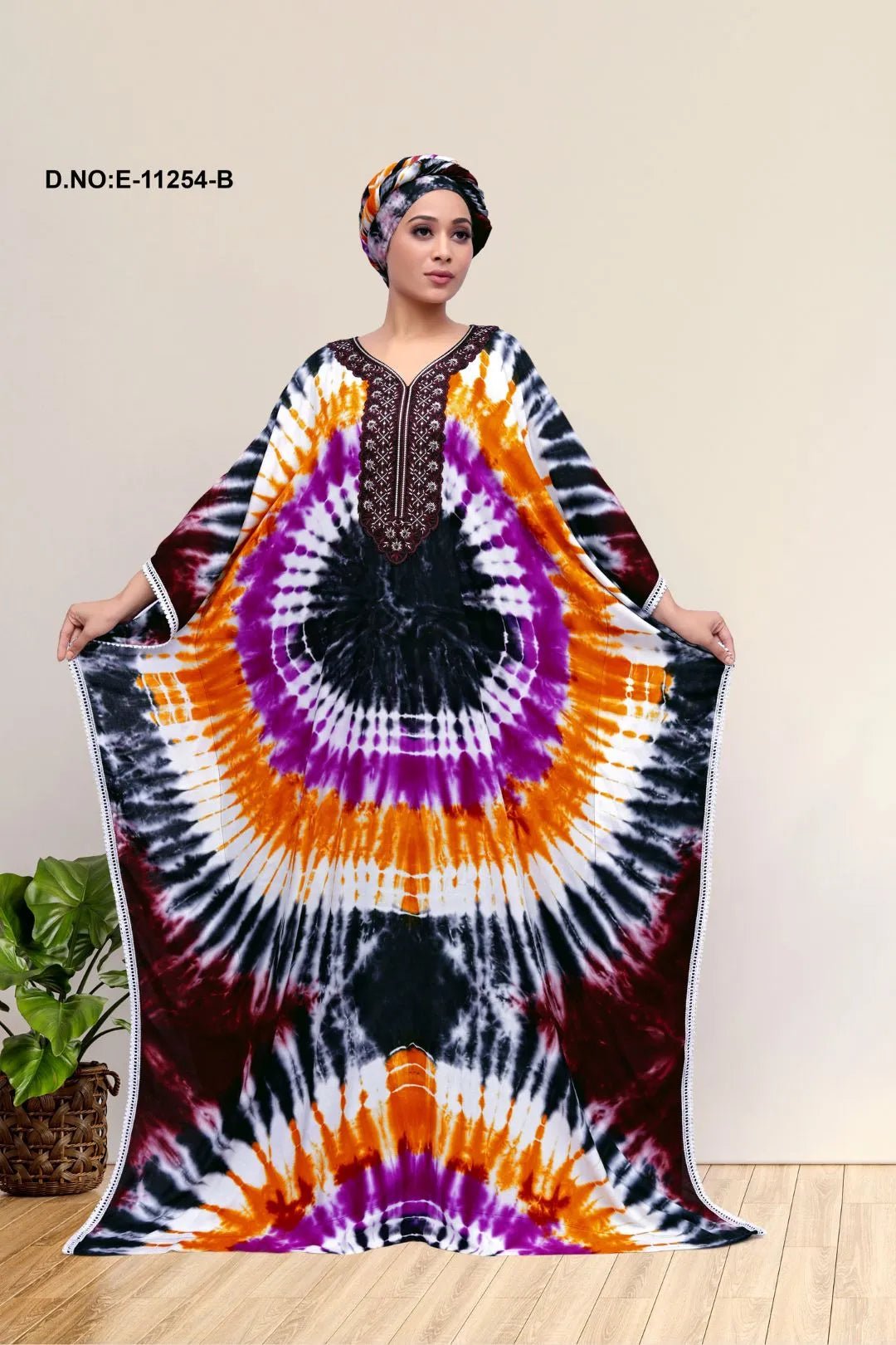 Farasha Gown with Beaded Yoke Detail For Women - غاجي والا إكسبورت Gajiwala Export