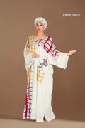 Farasha Gown with Bright Print and Patchwork - غاجي والا إكسبورت Gajiwala Export