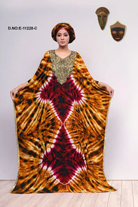 Farasha Gown with Gold Embroidery Yoke - غاجي والا إكسبورت Gajiwala Export