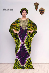 Farasha Gown with Gold Embroidery Yoke - غاجي والا إكسبورت Gajiwala Export