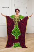 Farasha Gown with Tie - Dye and Embroidery - غاجي والا إكسبورت Gajiwala Export
