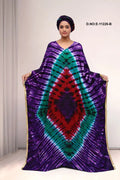 Farasha Kaftan Gown with Bold Diamond Tie - Dye - غاجي والا إكسبورت Gajiwala Export