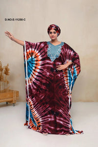 Farasha Kaftan with Gold and Silver Beading - غاجي والا إكسبورت Gajiwala Export