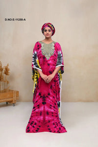 Farasha Kaftan with Gold and Silver Beading - غاجي والا إكسبورت Gajiwala Export