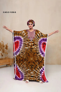 Farasha Kaftan with Gold and Silver Beading - غاجي والا إكسبورت Gajiwala Export