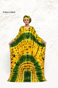 Farasha Kaftan with Vertical Tie - Dye Stripe - غاجي والا إكسبورت Gajiwala Export