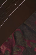 Fiery Inferno Abstract Wine Print Stole For Women - غاجي والا إكسبورت Gajiwala Export
