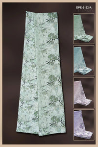 Floral Print Dress Material with Texture Fabric - غاجي والا إكسبورت Gajiwala Export