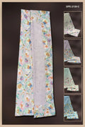 Floral Watercolour Print Dress Material with Texture - غاجي والا إكسبورت Gajiwala Export