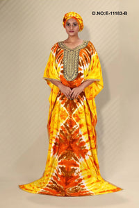 Fluid Farasha with Shimmering Yoke Detail - غاجي والا إكسبورت Gajiwala Export