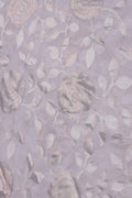 Frosty Metallic Floral Brasso Fabric - غاجي والا إكسبورت Gajiwala Export