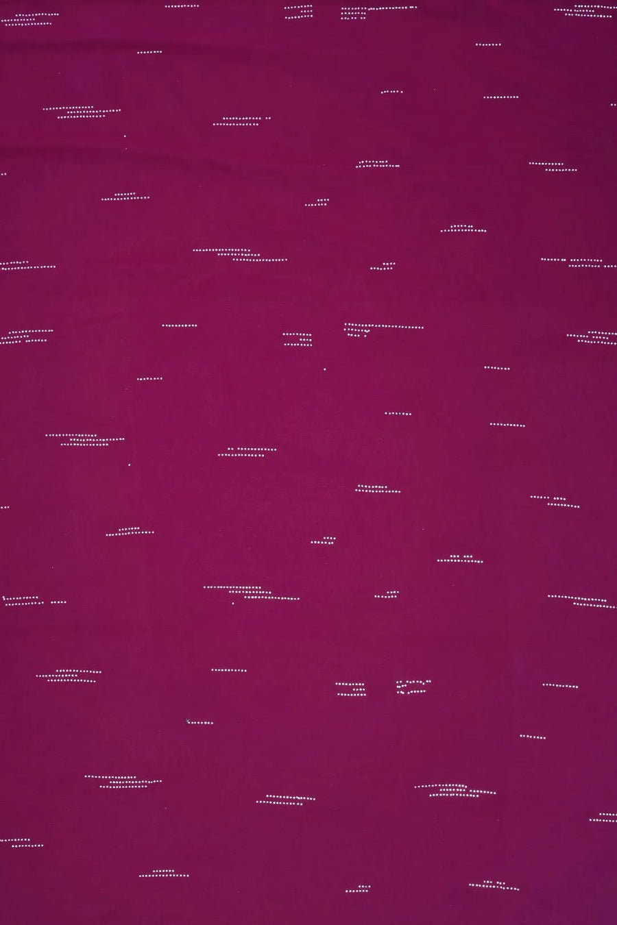 Fuchsia Bloom Micro - Dashed Wine Designer Stole - غاجي والا إكسبورت Gajiwala Export
